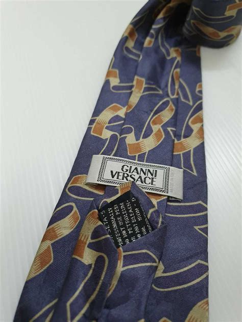 vintage gianni versace tie|Versace Dylan Blue Review For Men .